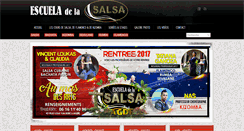 Desktop Screenshot of escuelasalsa.net